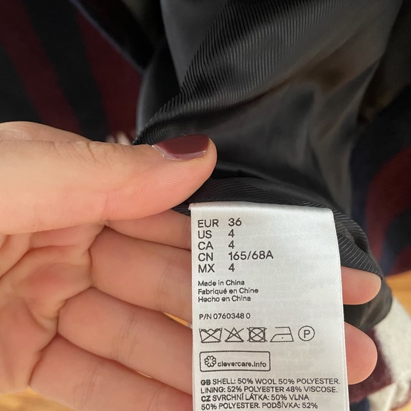 H&M Studio 2019 Wool Blend Fringe Jacket - Picture 7 of 7